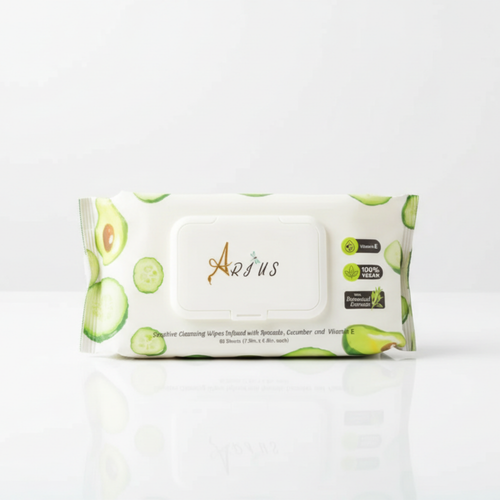 Avocado and Cucumber Facial Wipes