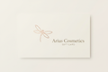 Arius gift card with a dragonfly minimalist