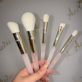 Rose Quartz Brush Set - Enhanced